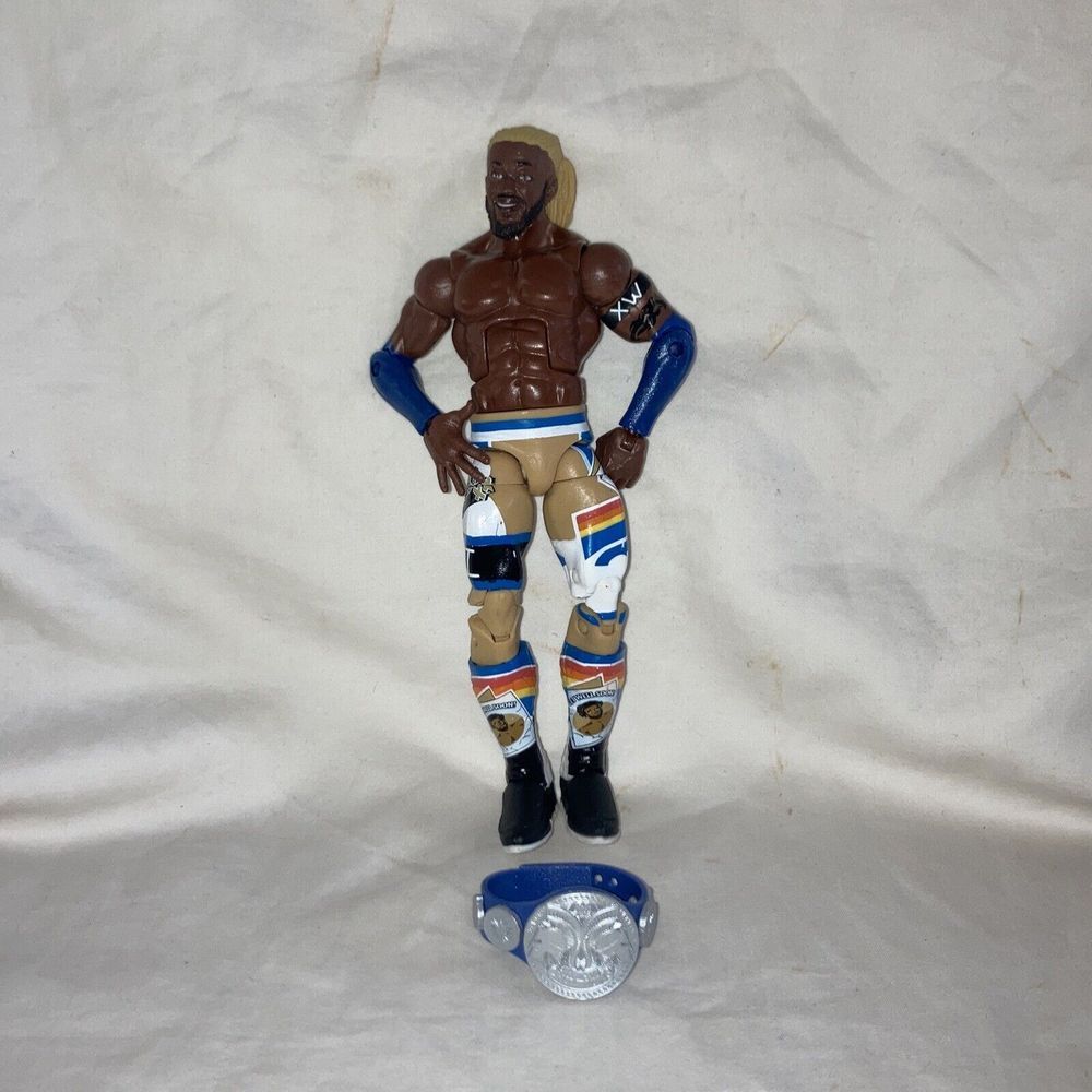 WWE Elite Top Picks 2021 KOFI KINGSTON Action Figure With Belt